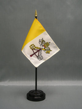 Vatican City Deluxe Miniature Flag