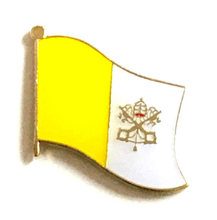 Vatican City Flag Lapel Pins - Single