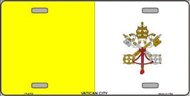 Vatican City Flag License Plate