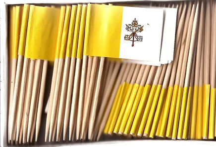Vatican City Flag Toothpicks