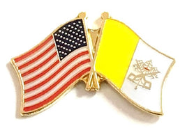 Vatican City Friendship Flag Lapel Pins