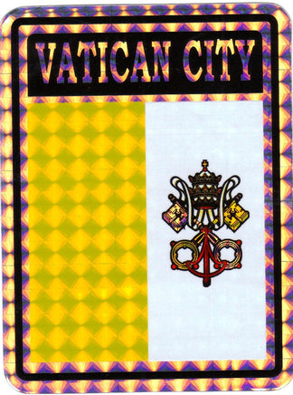 Vatican City Reflective Decal