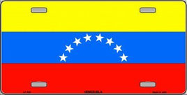 Venezuela Flag License Plate