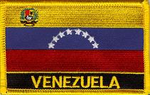Venezuela Flag Patch - With Name