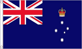 Victoria Polyester Flag - 3'x5'
