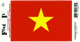Vietnam Vinyl Flag Decal