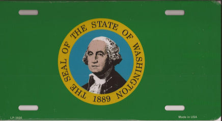 Washington Flag License Plate
