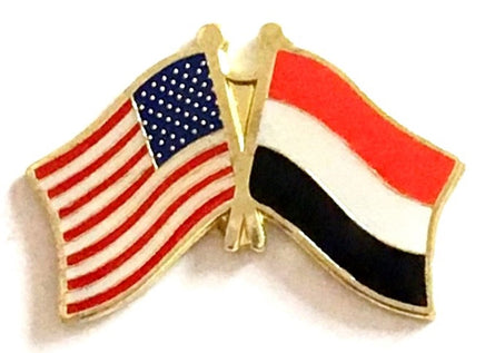 Yemen Friendship Flag Lapel Pins