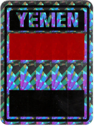 Yemen Reflective Decal