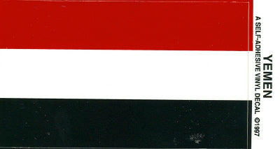 Yemen Vinyl Flag Decal