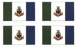 Yukon Flag Stickers - 50 per sheet