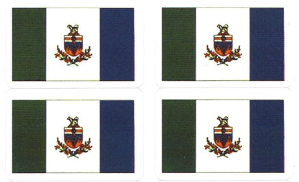 Yukon Flag Stickers - 50 per sheet