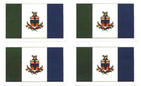 Yukon Flag Stickers - 50 per sheet
