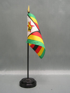 Zimbabwe Deluxe Miniature Flag